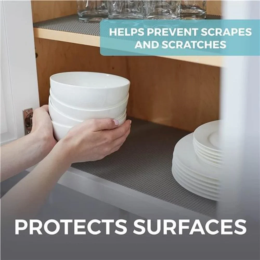 Drawer and Shelf Liner, Non Adhesive Roll, 12 Inch x 20 FT